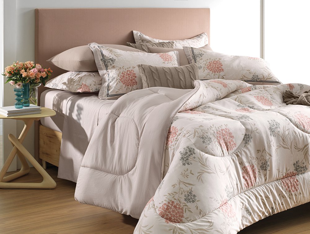 Jogo de Cama Verbena Queen 4 Pçs 180 Fios 100% Algodão Karsten